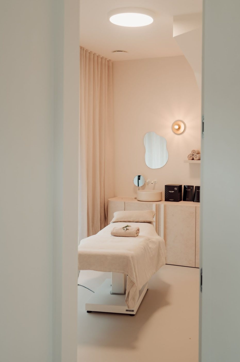 Behandelcabine in een geselecteerd salon